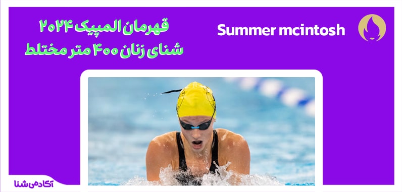 فینال شنای زنان 400 متر مختلط المپیک پاریس 2024